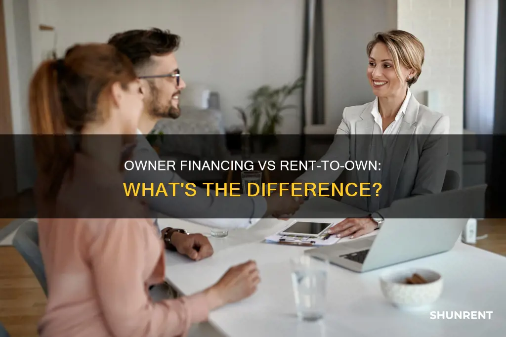 is owner financing the same as rent to own