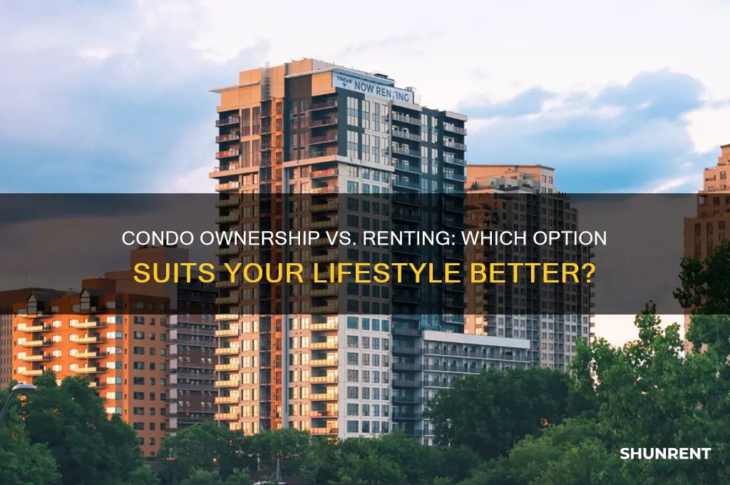 is owning a condo better than renting