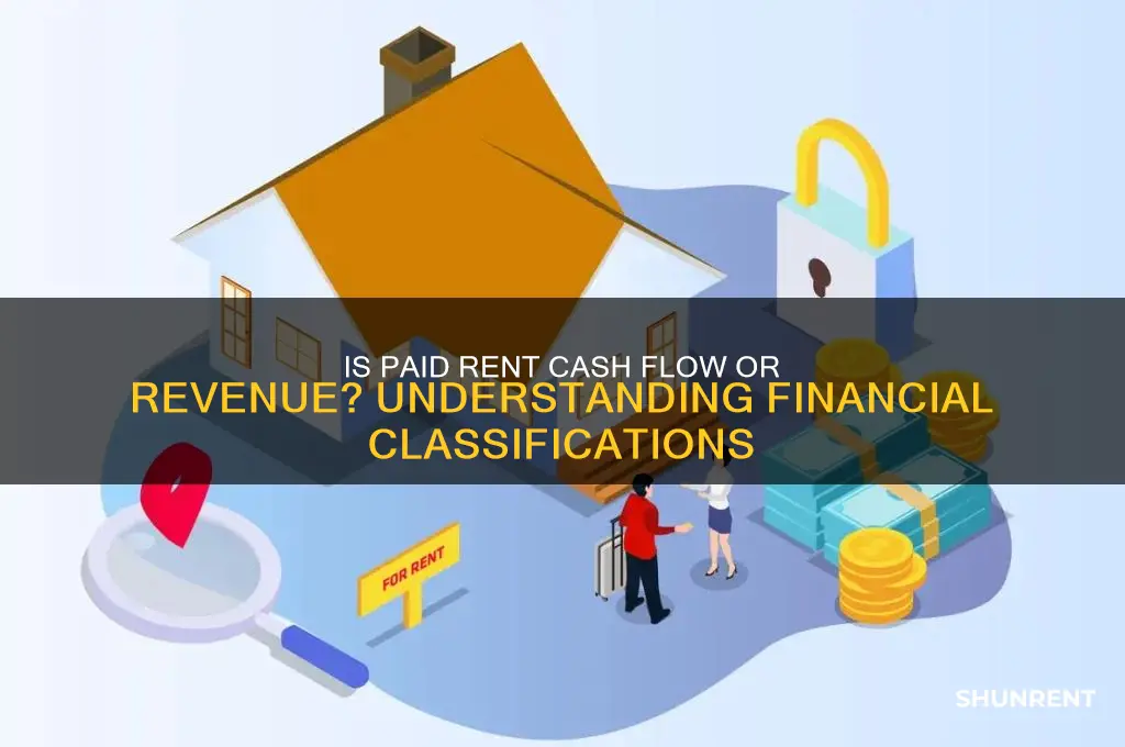 is paid rent considered cash flow or revenue