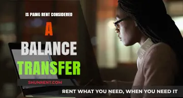 Is Paying Rent a Balance Transfer? Understanding Financial Transactions
