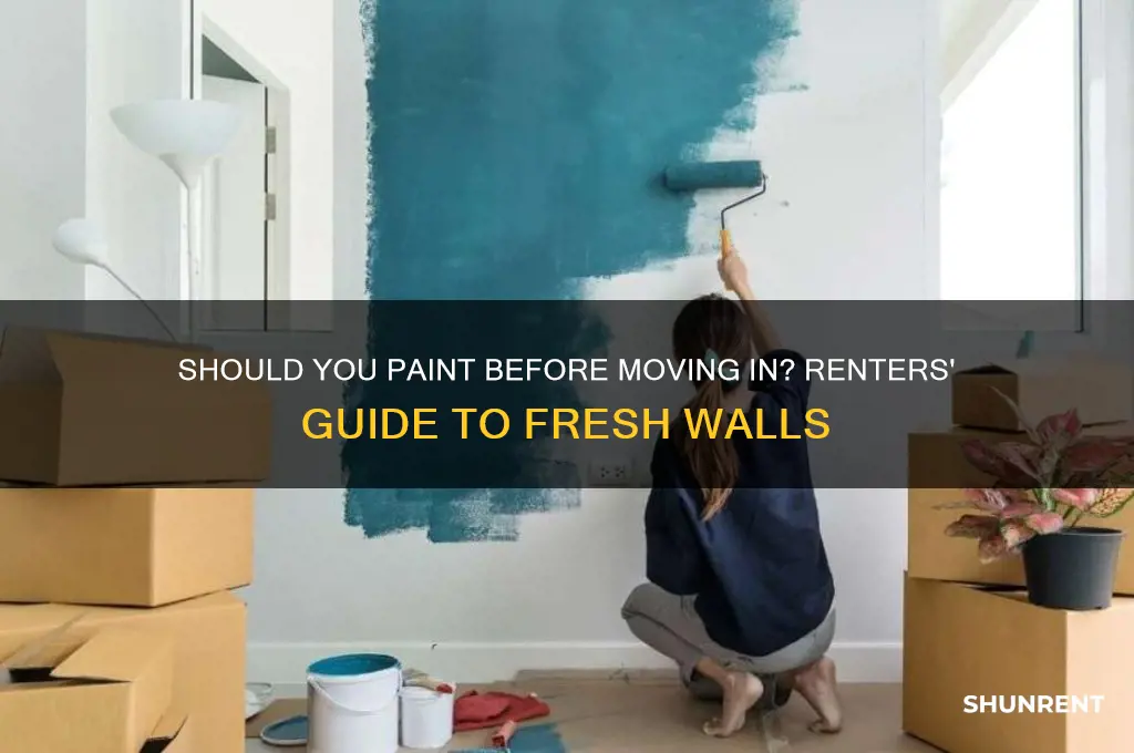 is paint required before moving in rent