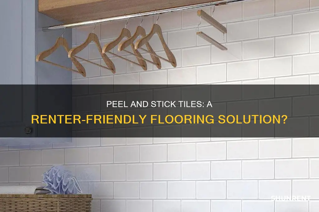 is peel and stick tile renter friendly
