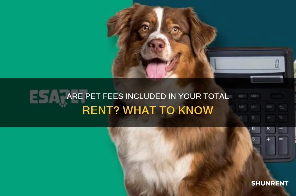 is pet fee included in total rent