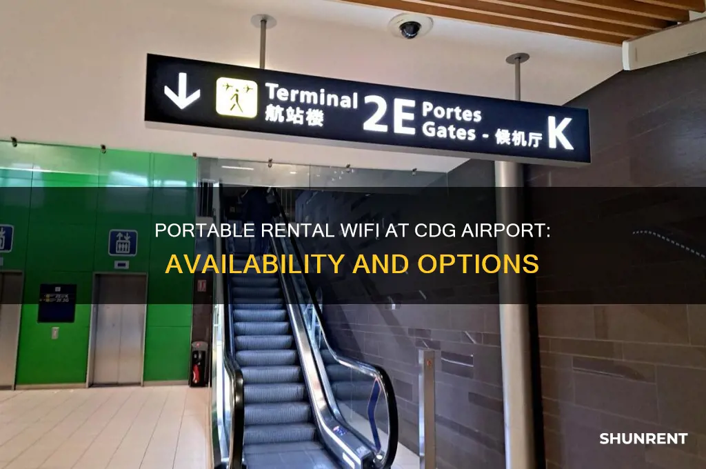 is portable rental wifi available for rent at cdg airport