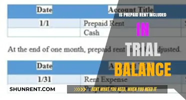 Is Prepaid Rent Included in Trial Balance? Accounting Insights