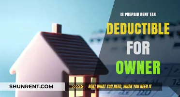 Is Prepaid Rent Tax Deductible for Property Owners?