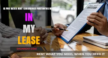 Pro-Rated Rent vs. First Month's Rent: Understanding Your Lease Terms