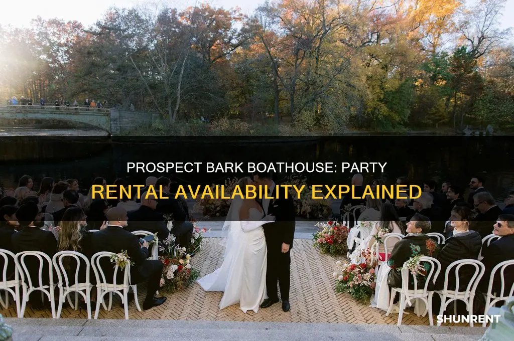 is prospect bark boathouse rented out for parties