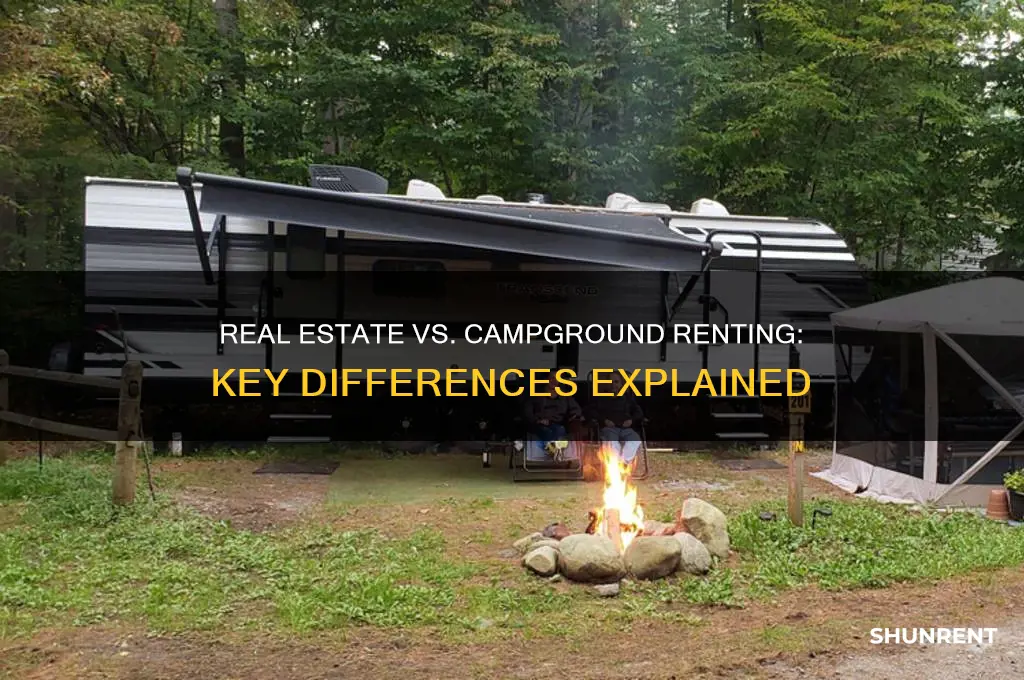 is real estate different than campground renting