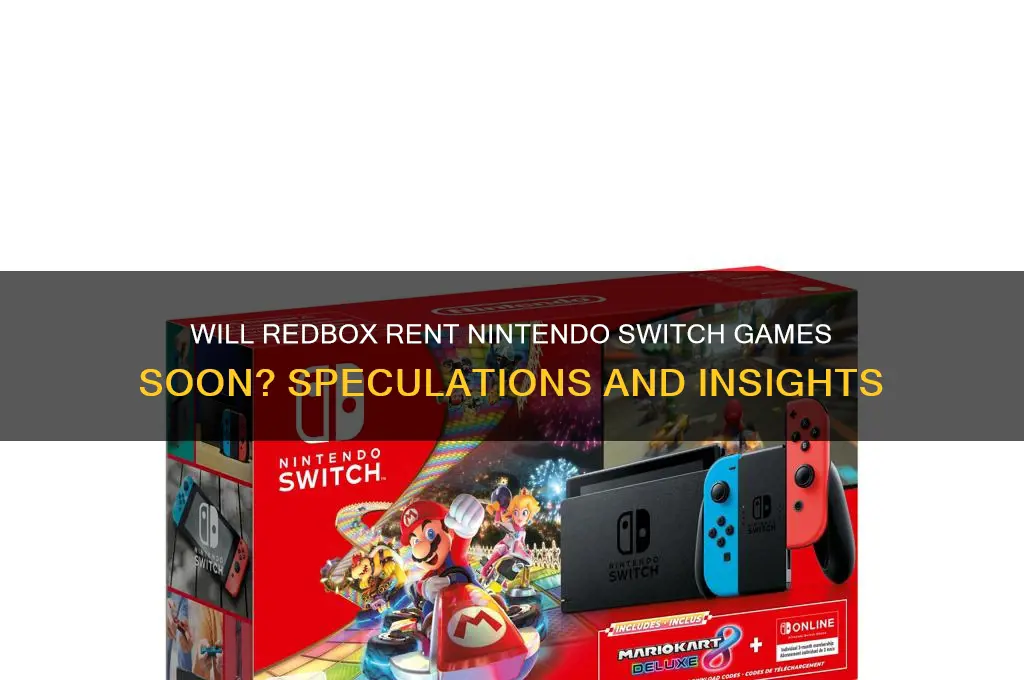 is redbox gonna start renting switch games