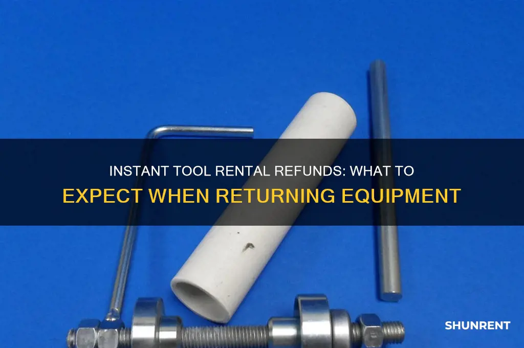 is refund instant when you rent tools