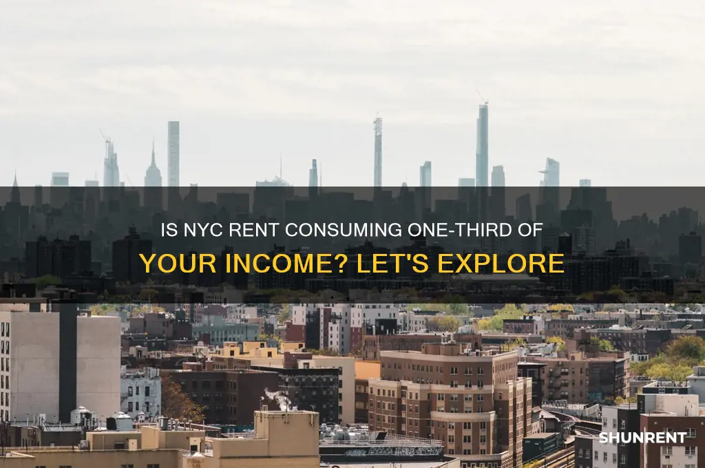 is rent 1 3 of your incomeincome in nyc