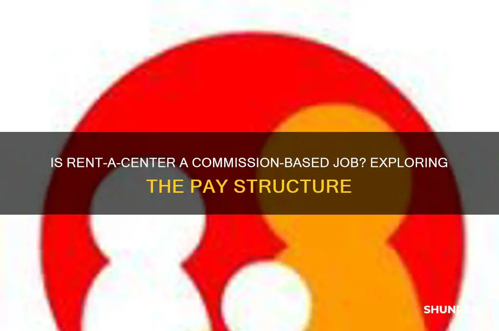 is rent a center a commission job