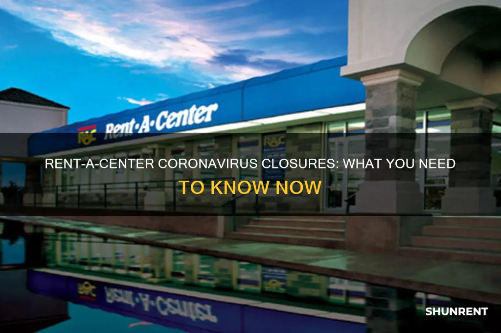 is rent a center closed due to coronavirus