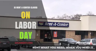 Is Rent-A-Center Open or Closed on Labor Day?