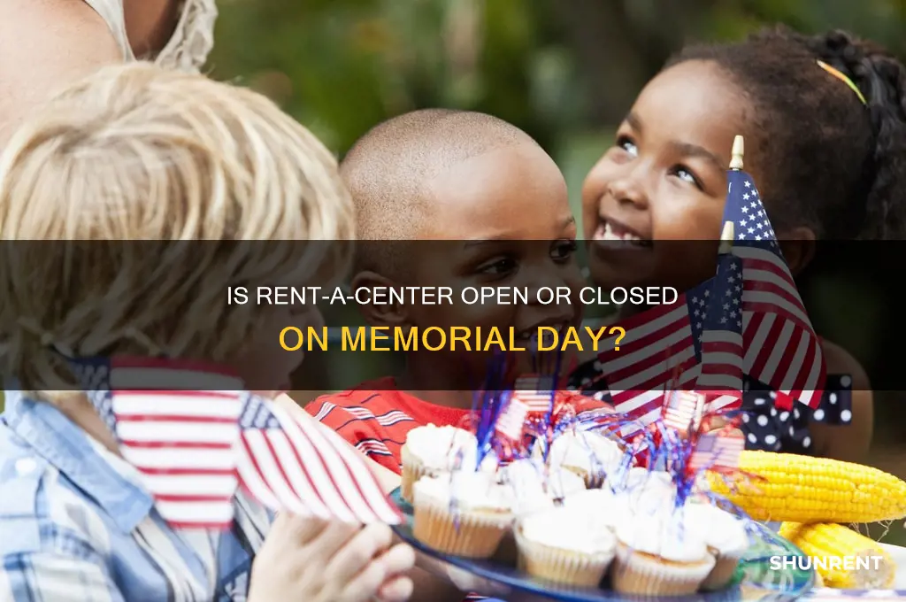 is rent a center closed on memorial day