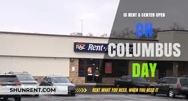 Columbus Day Hours: Is Rent-A-Center Open Today?