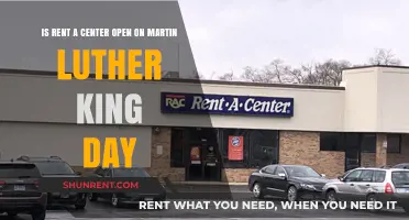 Is Rent-A-Center Open on Martin Luther King Jr. Day?