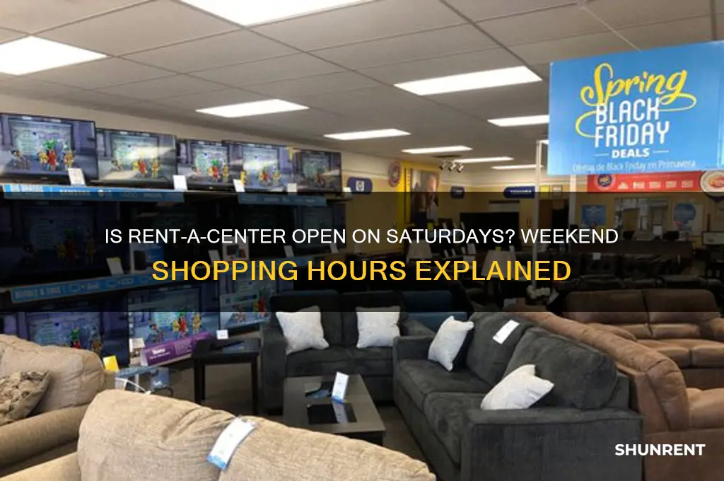 is rent a center open on saturday