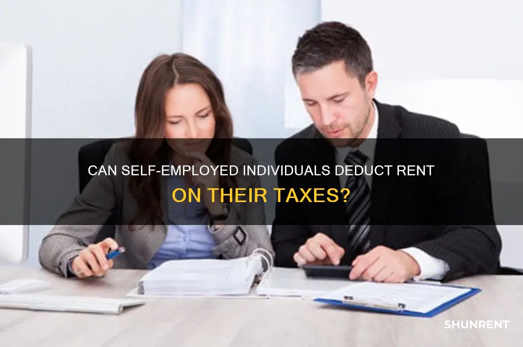 is rent a deduction for self employed