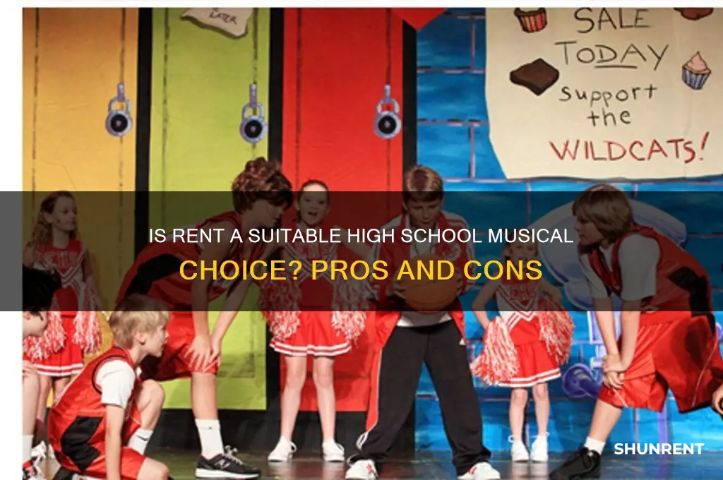 is rent a good high school musical