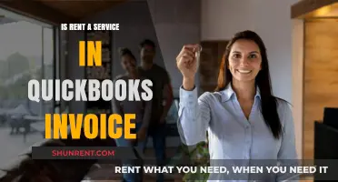 Is Rent a Service in QuickBooks Invoice? A Quick Guide