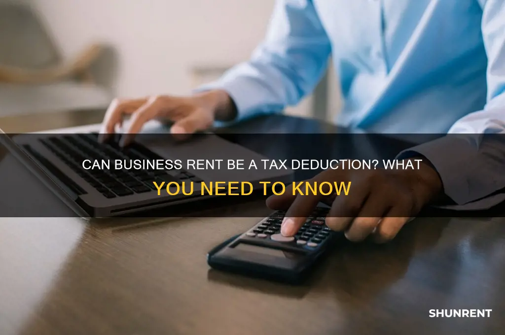 is rent a tax write off for business