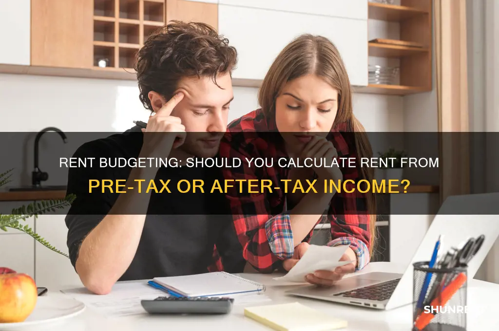is rent a third of pretax or aftertax salary