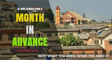 Rent Payments: Understanding the Month-in-Advance Requirement
