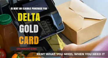 Delta Gold Card: Is Rent an Eligible Purchase?