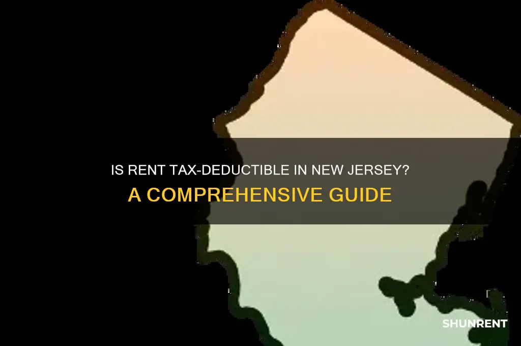 is rent an itemized deduction in nj