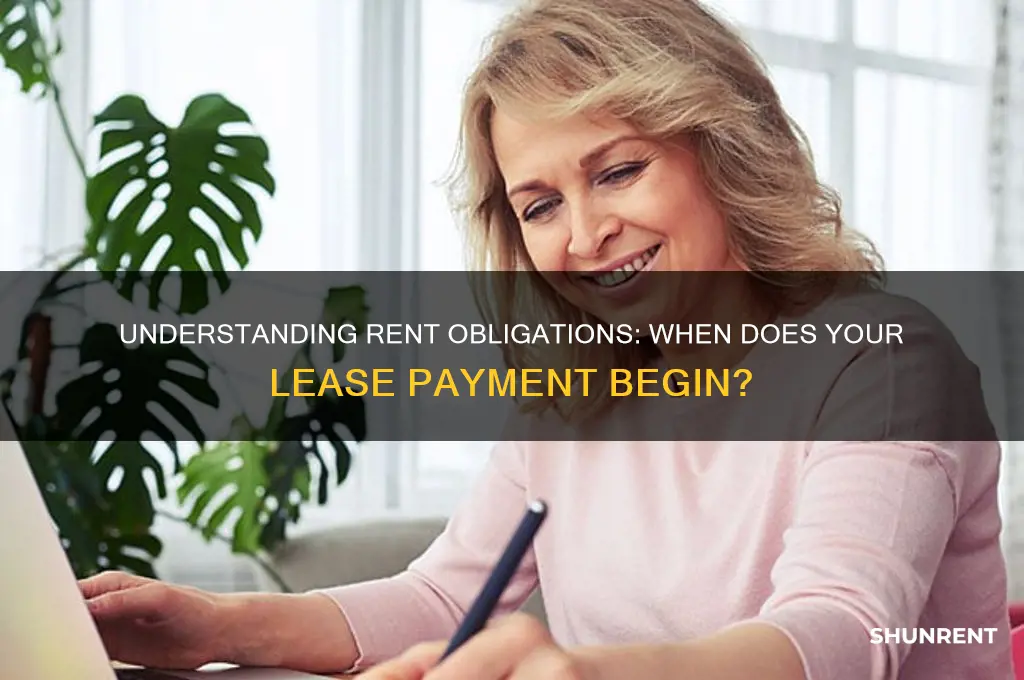 is rent at the moment you sign the contrac