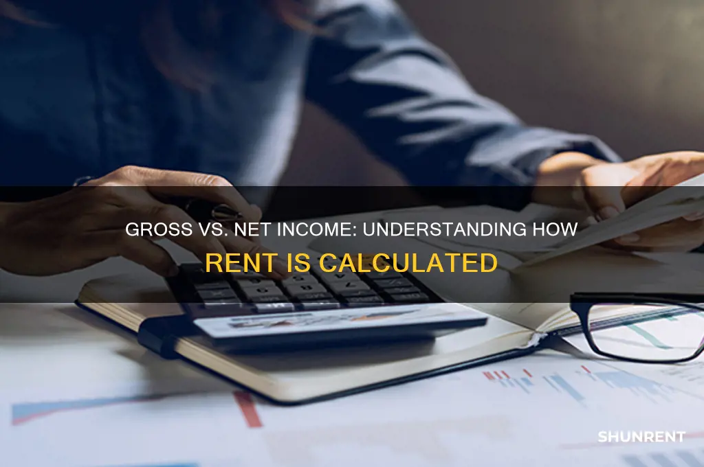 is rent based off gross or net income
