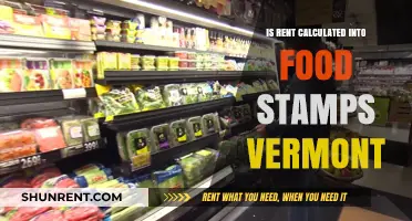 Does Vermont Factor Rent Costs into Food Stamp Benefits?