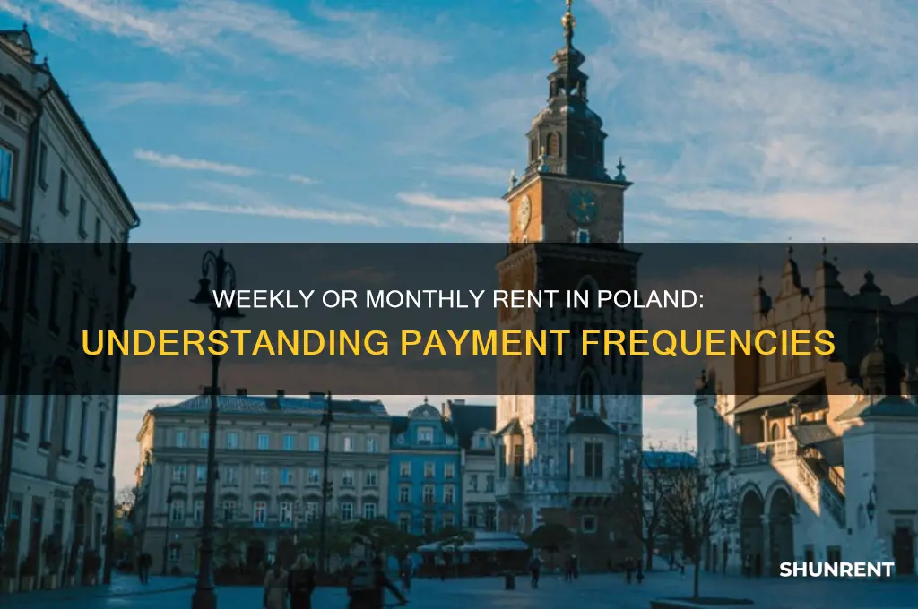 is rent charged weekly or monthly in poland