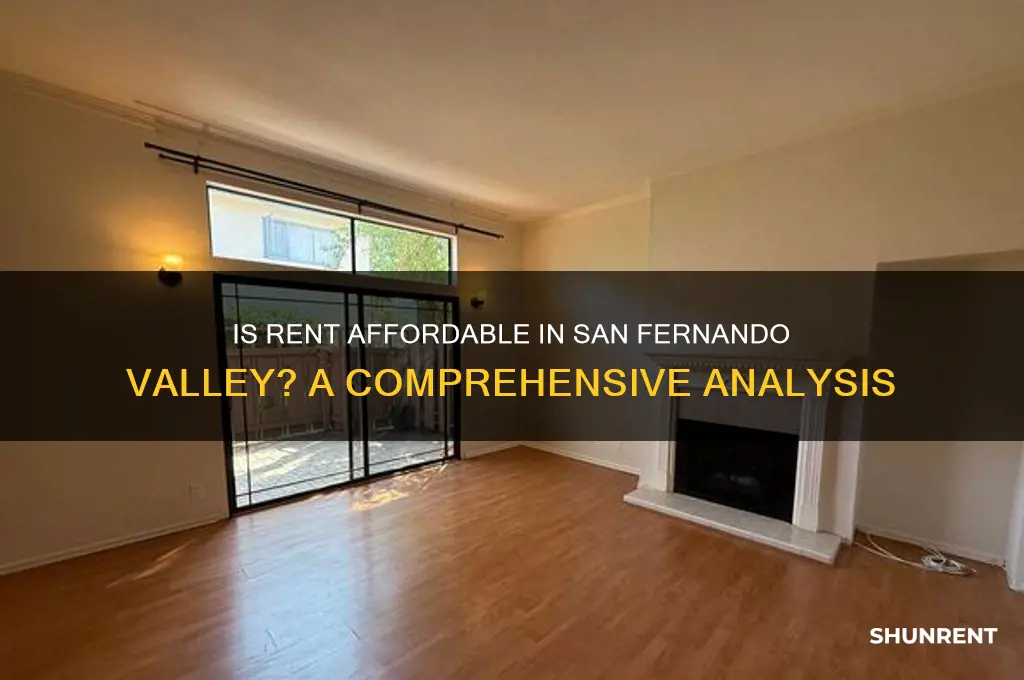 is rent cheap in the san fernando valley