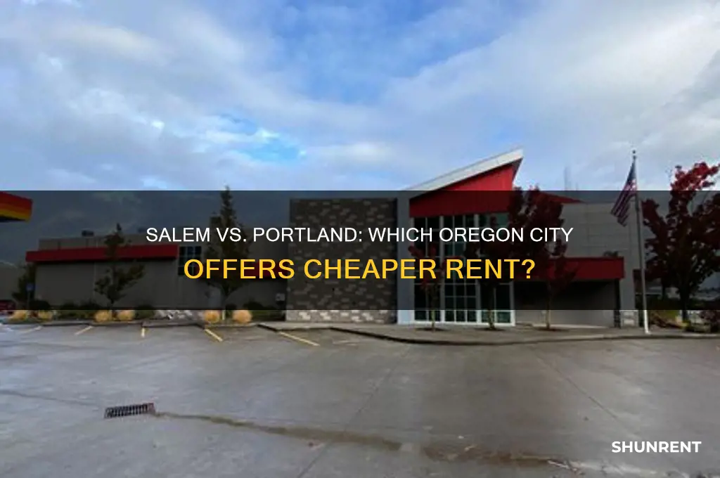 is rent cheaper in salem oregon or portland oregon