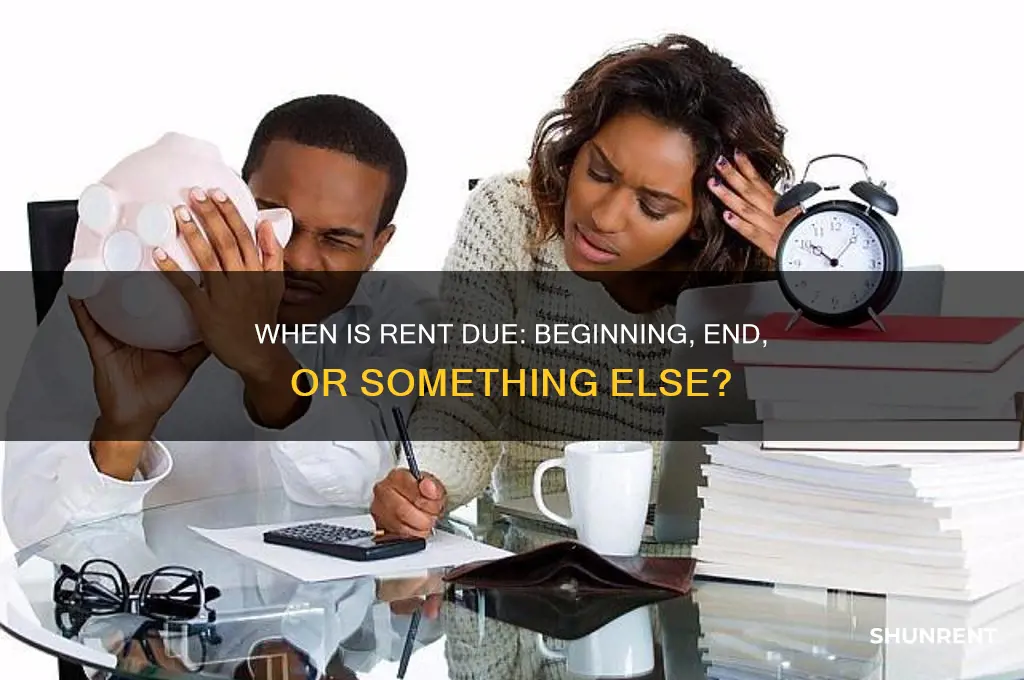 is rent collected at end of beginning or