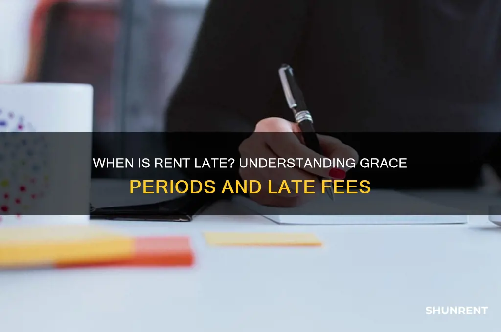 is rent considered late after the first before the