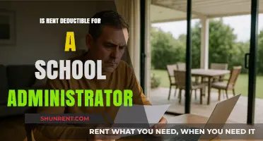 Can School Administrators Deduct Rent on Their Taxes?