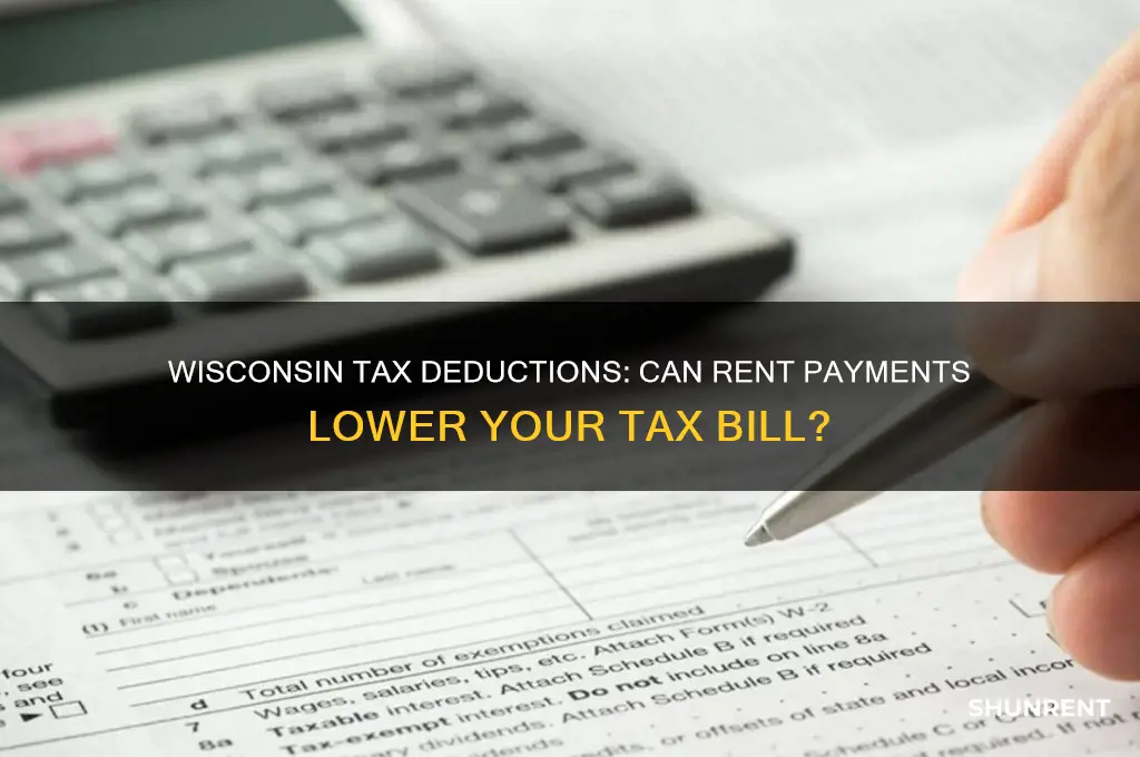 is rent deductible on taxes in wisconsin