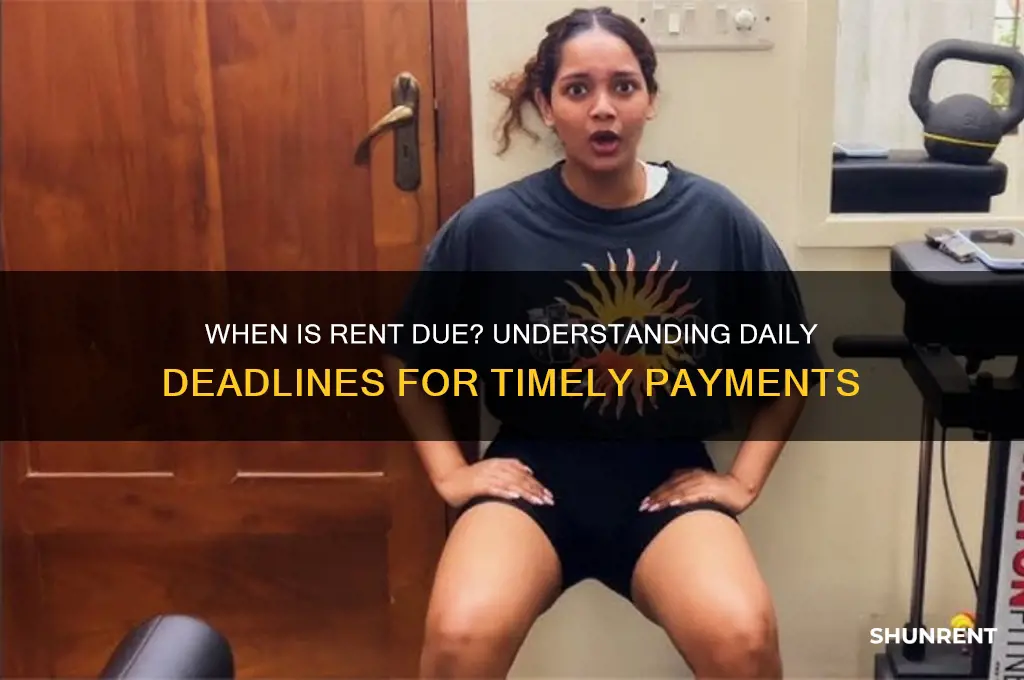 is rent due by a certain time of day