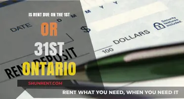 Rent Due Date Confusion: 1st or 31st in Ontario?