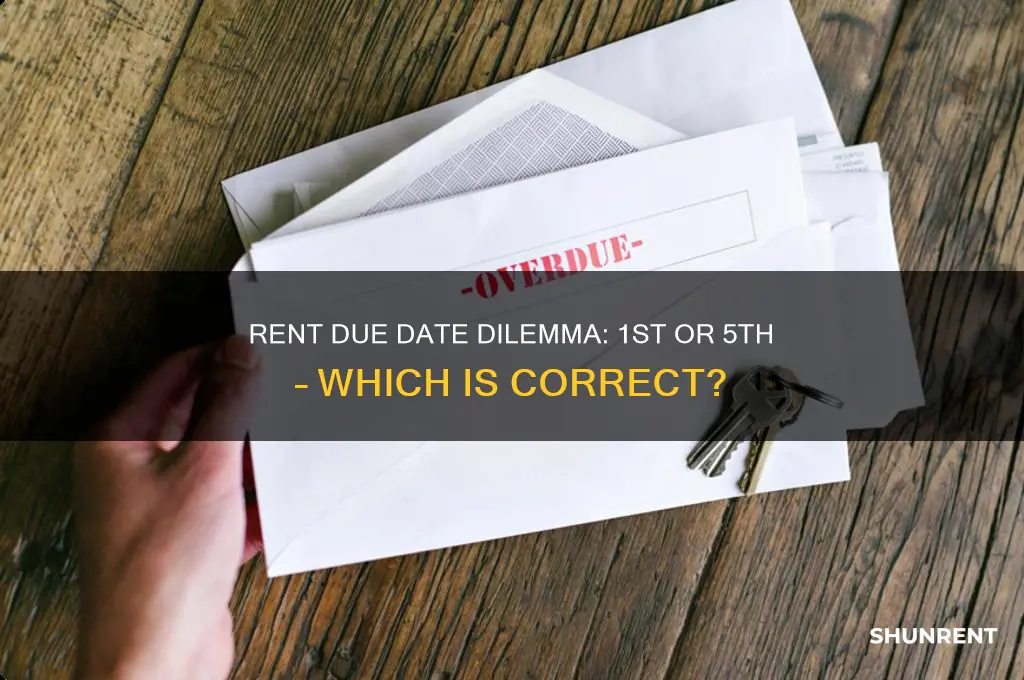 is rent due on the 1st or the 5th