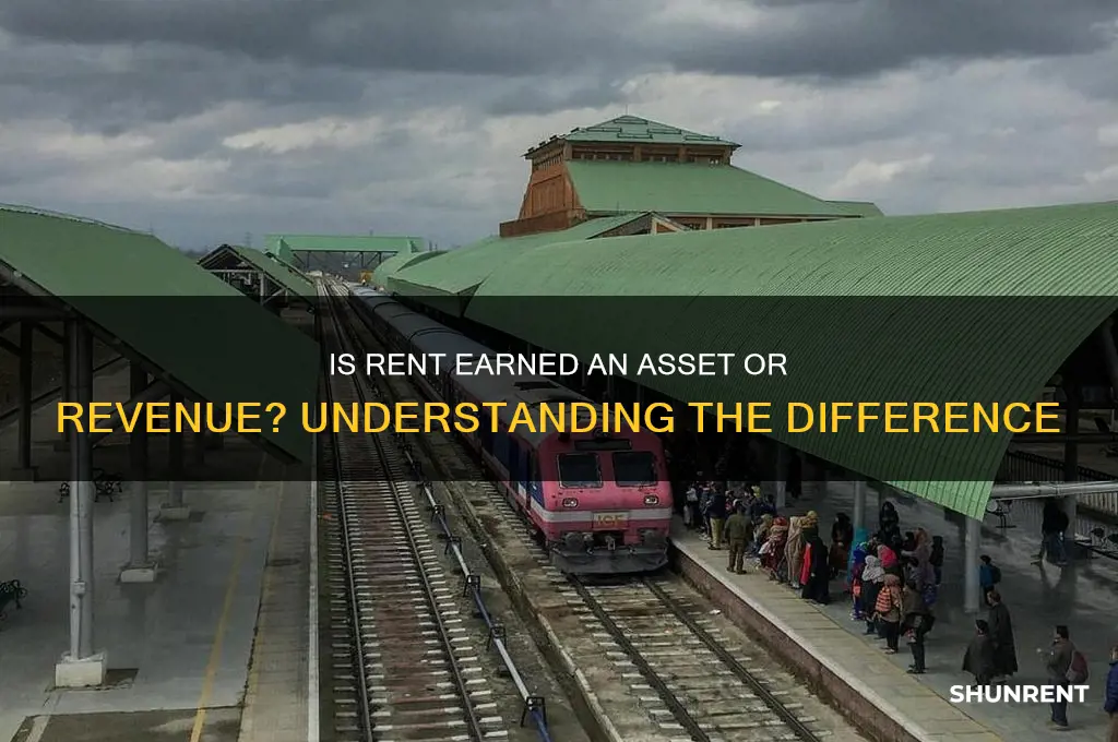 is rent earned an asset or revenue