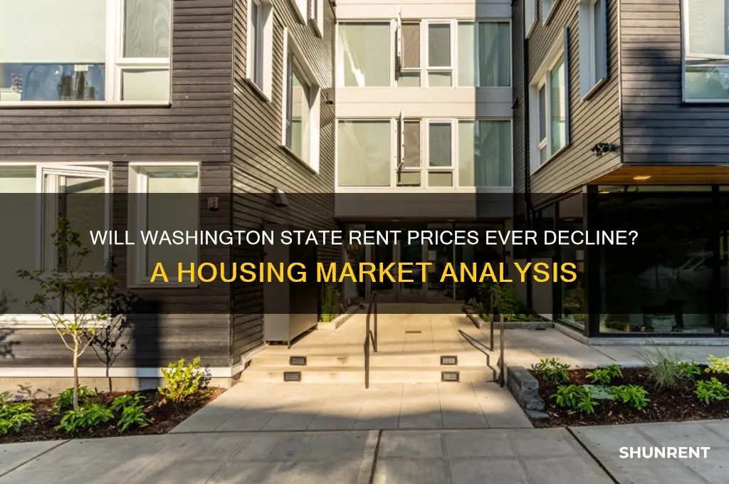 is rent ever going to go down in washington state