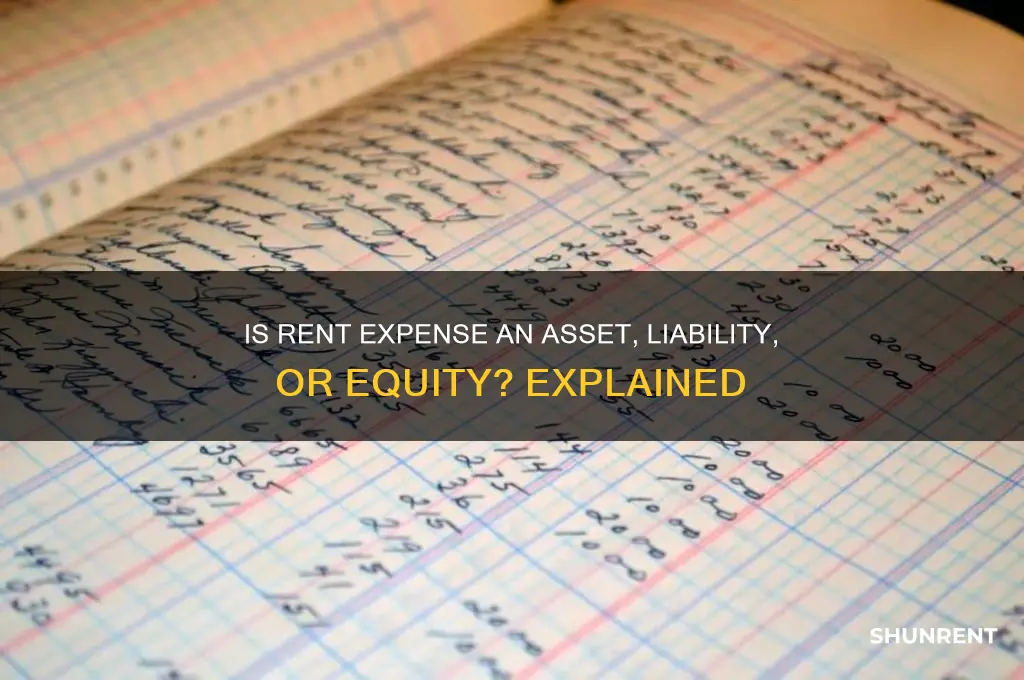 is rent expense a asset liability or equity