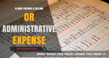 Is Rent Expense a Selling or Administrative Expense?