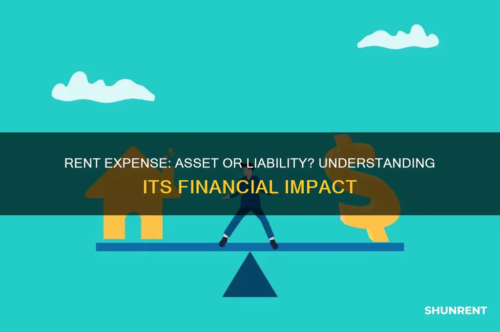 is rent expense an asset or liabilities