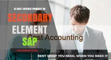 Understanding Rent Expense: Primary or Secondary Element in SAP?